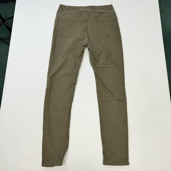 Peek A Boot Socks Womens Biker Moto Jeans Green Pull On Pockets Size Medium - Picture 4 of 10